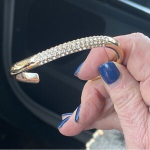 Gold and Pearl Accent Bracelet